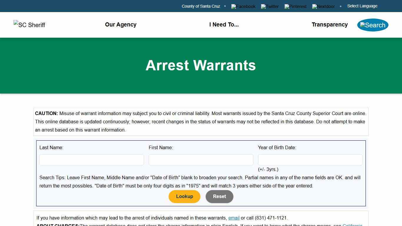 Santa Cruz County Sheriff's Office